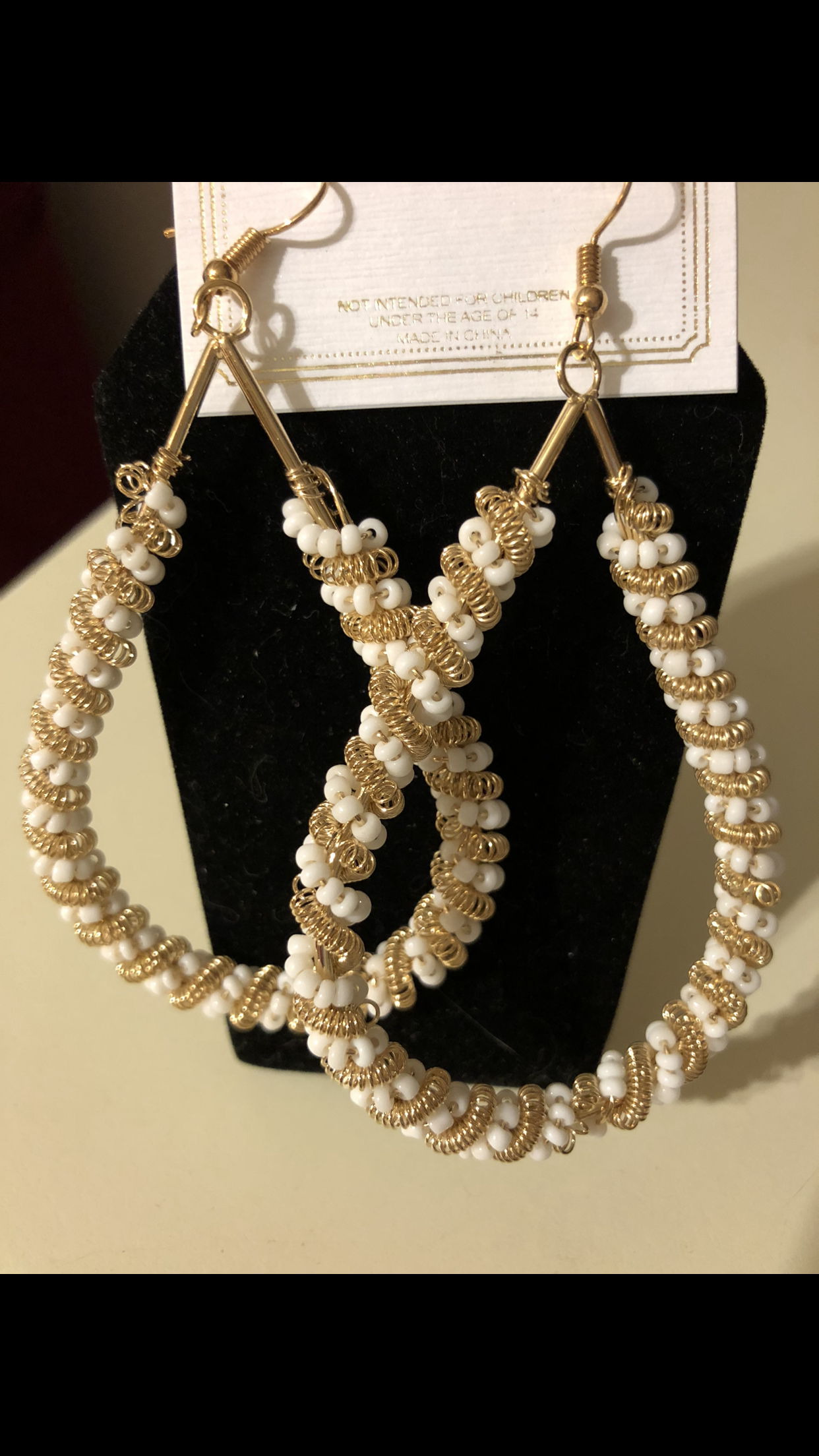 Beaded Drop Earrings