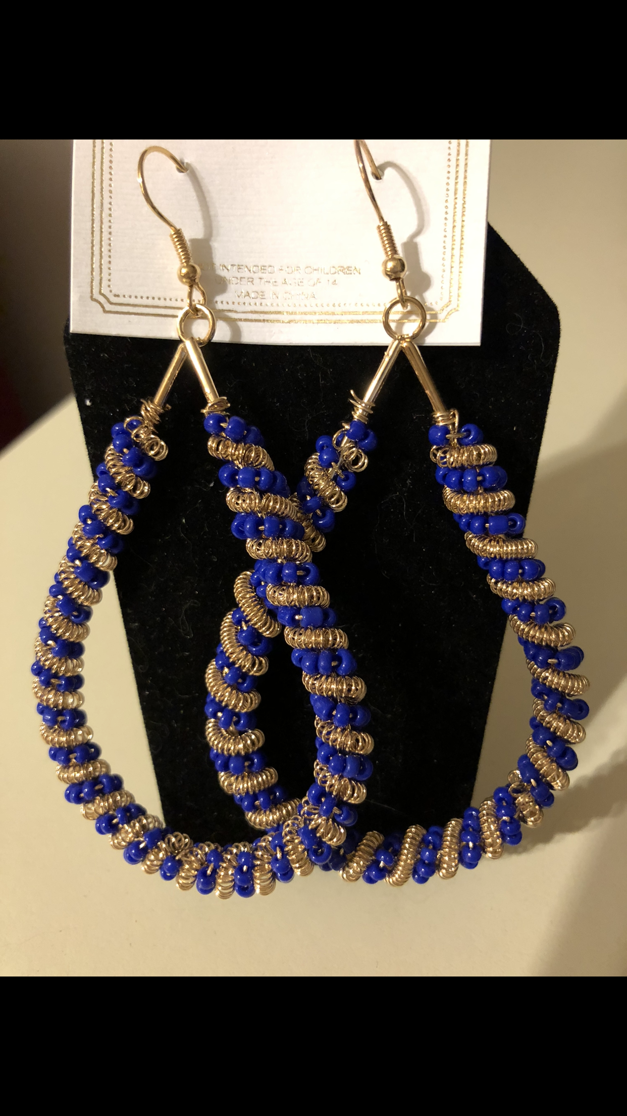 Beaded Drop Earrings