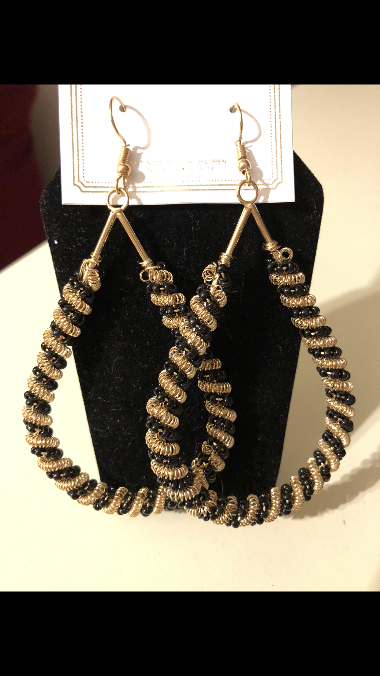 Beaded Drop Earrings