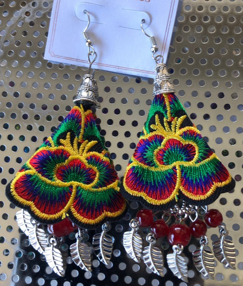 Floral Dangle Earrings