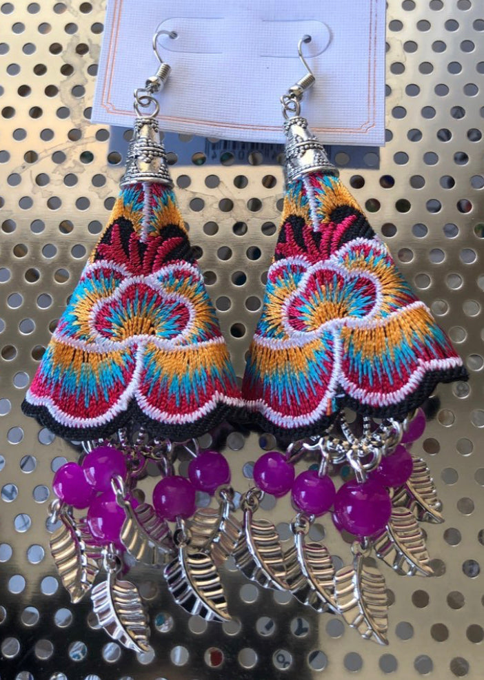 Floral Dangle Earrings